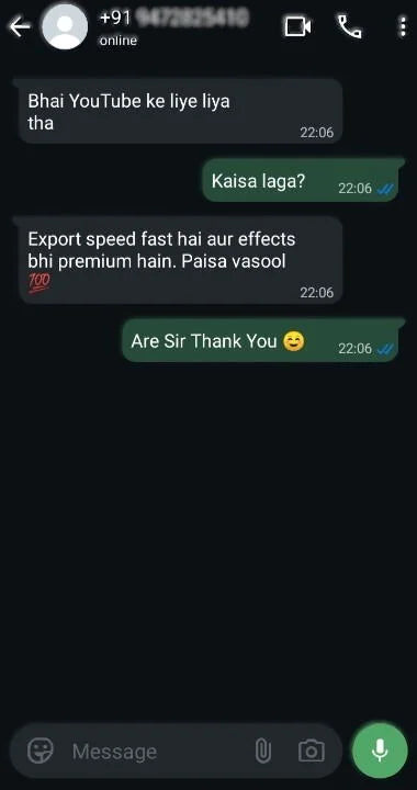 Member feedback